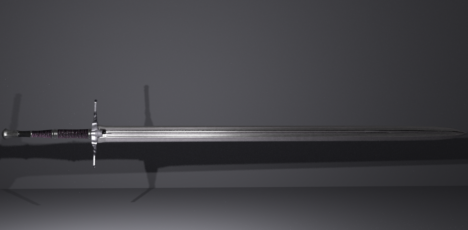 Steel witcher sword preview image 2